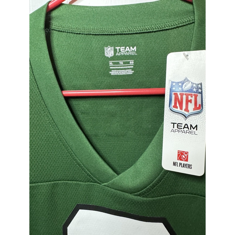 Size XL Aaron Rodgers #8 New York Jets Nike Game on-Field Jersey Green - Picture 6 of 7
